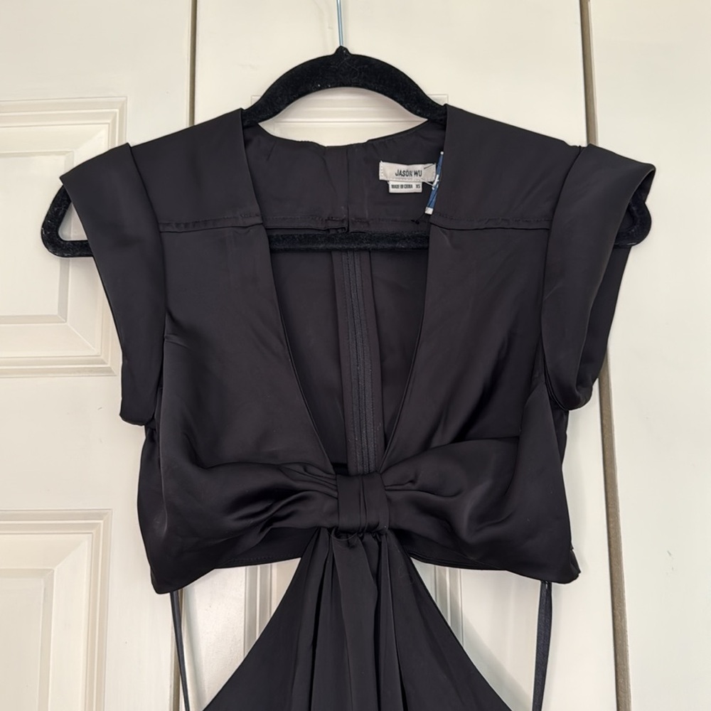 ✨3xHP✨ NWOT Jason Wu cutout tiered skirt dress - Picture 4 of 13